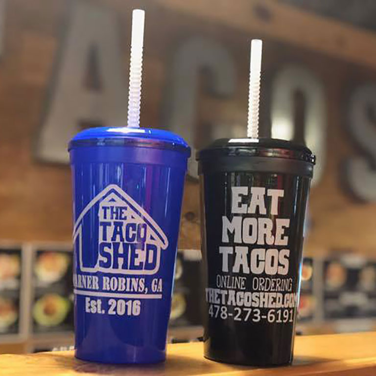 Taco Shed Cups