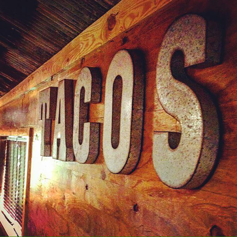 Interior of The Taco Shed